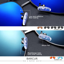 Load image into Gallery viewer, BARCUR   Designer Polarized Mirrored Men&#39;s Sunglasses with Aluminum Magnesium Frame
