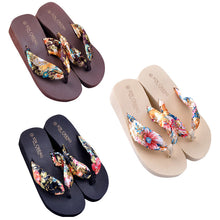 Load image into Gallery viewer, XIN CHENG   Floral Beach Style Wedge Sandals for Women - Variety Colors
