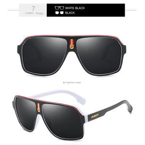 DUBERY Goggle Style Polarized UV400 Sunglasses