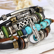 Load image into Gallery viewer, CHENFAN Vintage Leather Beaded Bracelet for Women-Multiple Styles to Choose
