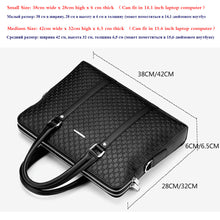 Load image into Gallery viewer, MOTAORA  15.6&quot; Leather Business  Messenger Bag Briefcase with Long Wallet
