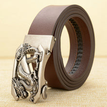 Load image into Gallery viewer, ZLD Designer Chinese Dragon Automatic Buckle with Genuine Leather Belt
