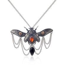 Load image into Gallery viewer, Steampunk Winged Beetle Pendant Necklace for Women
