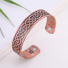 Load image into Gallery viewer, LIKGREAT  Celtic Knot Engraved Nordic Viking Bracelet for Men or Women
