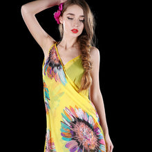 Load image into Gallery viewer, Sassy Chiffon Beach Swimsuit Sarong  Cover-up
