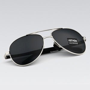 VEITHDIA  Classic Aviator Style Polarized Men's Sunglasses
