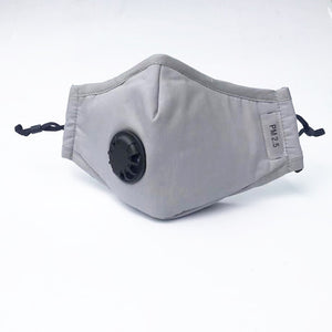 Reusable Face Mask with PM 2.5 Filtration and Replacement Actived Charcoal Filters