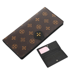 Load image into Gallery viewer, Designer Leather Long Wallet with Credit Card Organizer by BAELLERRY
