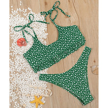 Load image into Gallery viewer, Women&#39;s Brazilian Push-Up Floral Printed Two Piece Bikini Set
