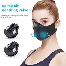Load image into Gallery viewer, 5 Ct Pack - High Quality Reusable Face Mask (Black Color Only) with Activated Carbon Filter
