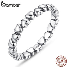 Load image into Gallery viewer, BAOMER   Sterling Silver &quot;Forever Love&quot; Heart Ring for Women
