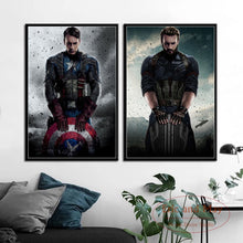 Load image into Gallery viewer, Captain America The First Avenger Infinity War Endgame Art Painting Vintage Canvas Poster Wall Home Decor
