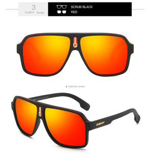 DUBERY Goggle Style Polarized UV400 Sunglasses