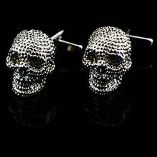 Load image into Gallery viewer, FLEXFIL  Gothic Style  Skull Zinc Alloy Cuff Links for Men
