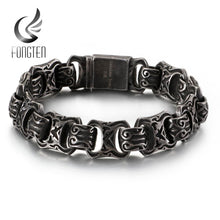 Load image into Gallery viewer, FONGTEN  Retro Style Punk Stainless Steel Bracelet for Men
