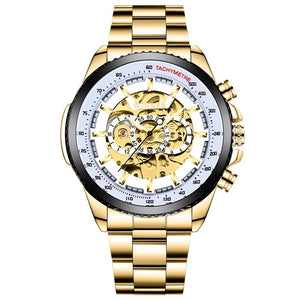 WINNER Series Men's Skeleton Watch - Stainless Steel Automatic Watch by Pagani Forsining