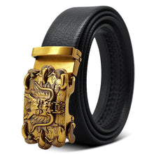 Load image into Gallery viewer, HALOCOW Vintage Dragon Totem Automatic Buckle Belt for Men
