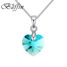 Load image into Gallery viewer, BAFFIN   Swarovski Crystal Heart Pendant Necklace for Women
