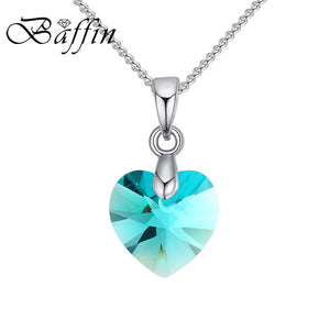 BAFFIN   Swarovski Crystal Heart Pendant Necklace for Women