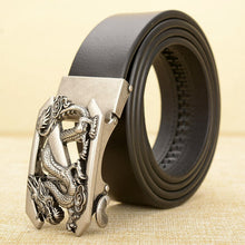 Load image into Gallery viewer, ZLD Designer Chinese Dragon Automatic Buckle with Genuine Leather Belt

