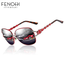Load image into Gallery viewer, FENCHI   Women&#39;s Large Frame Mirrored Polarized Sunglasses
