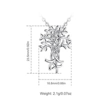Load image into Gallery viewer, EUDORA Sterling Silver Celtic Knot Tree Of Life Pendant Necklace for Women
