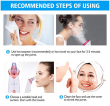 Load image into Gallery viewer, Hailicare Premium Skin Vacuum Pore Cleaner &amp; Microderm Tool with Lanbena Pore Strips
