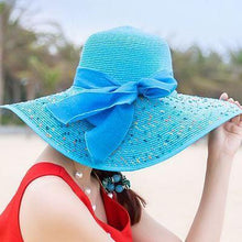 Load image into Gallery viewer, Chic Oversized Floppy Brim Summer Beach Hat - Multiple Prints/Colors
