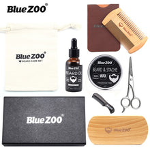 Load image into Gallery viewer, BLUE ZOO Men&#39;s Beard Grooming &amp; Care Set
