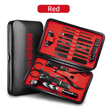 Load image into Gallery viewer, Men&#39;s Manicure Travel Clipper Set with Case
