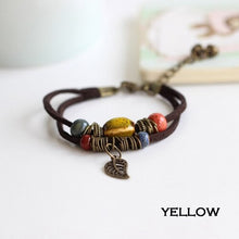 Load image into Gallery viewer, RINHOO Bohemian Leather Charm Bracelet for Women
