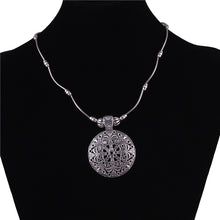 Load image into Gallery viewer, SEBLASU Vintage Tibetan Jewelry Silver Hollow Carved Pendant Necklaces for Women
