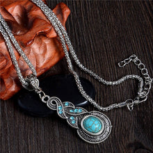 Load image into Gallery viewer, Bohemian Style Natural Stone Pendant Necklace for Women
