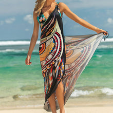 Load image into Gallery viewer, JEEBEL CAMP   Women&#39;s Beach Sarong Bikini Cover in Animal Print
