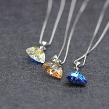Load image into Gallery viewer, BAFFIN   Swarovski Crystal Triangle Pendant Necklace &amp; Earring Jewelry Set
