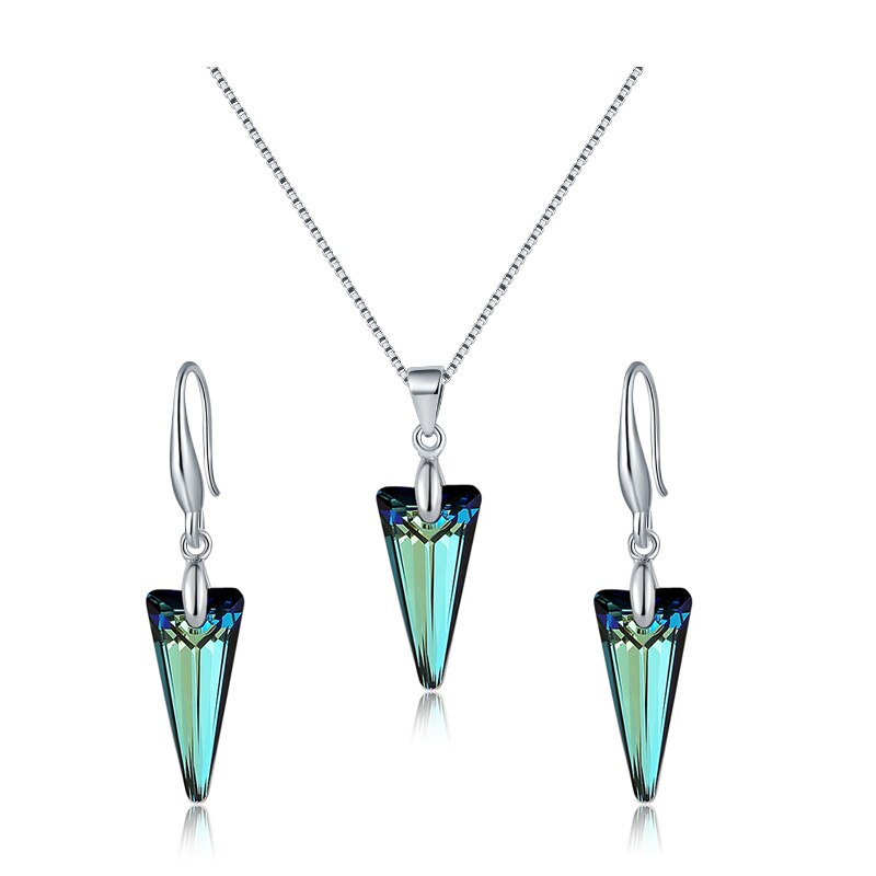 BAFFIN   Swarovski Crystal Spike Pendant Necklace & Earring Set