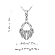Load image into Gallery viewer, EUDORA Sterling Silver Celtic Knot Pendant Necklace for Women
