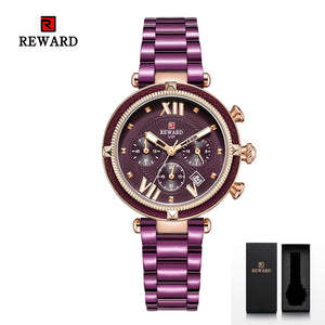Designer Sports Bracelet Wristwatch with Chronograph for Women