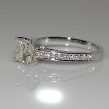 Load image into Gallery viewer, CC&amp;BYX  1.2CT S925 Sterling Silver &amp; AAA Cubic Zirconia Cocktail/Engagement Ring
