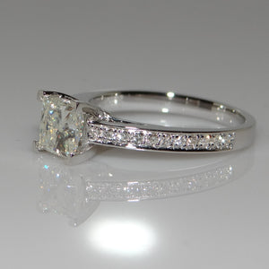 CC&BYX  1.2CT S925 Sterling Silver & AAA Cubic Zirconia Cocktail/Engagement Ring