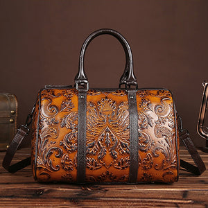 BAOERSEN Genuine Leather Designer Tote/Shoulder Bag for Women