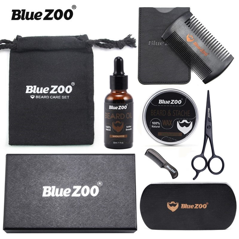 BLUE ZOO Men's Beard Grooming & Care Set