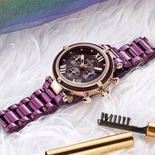 Load image into Gallery viewer, Designer Sports Bracelet Wristwatch with Chronograph for Women
