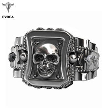Load image into Gallery viewer, EVBEA Gothic Skull Bikers Ring for Men
