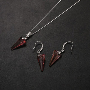 BAFFIN   Swarovski Crystal Spike Pendant Necklace & Earring Set