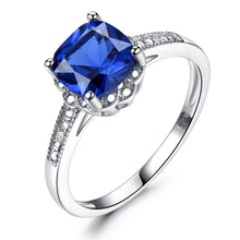 Load image into Gallery viewer, UMCHO  Women&#39;s Sterling Silver &amp; Tanzanite Gemstone Ring
