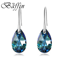 Load image into Gallery viewer, BAFFIN Swarovski Crystal Pear-shaped Drop Earrings for Women
