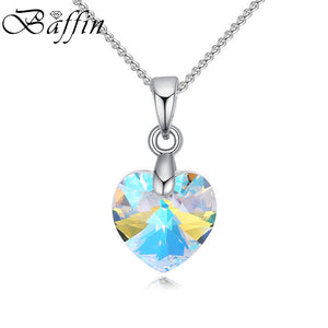 BAFFIN   Swarovski Crystal Heart Pendant Necklace for Women