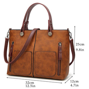 TINKIN Vintage  Women Shoulder Bag Female Causal Totes for Daily Shopping All-Purpose High Quality Dames Handbag