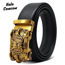 Load image into Gallery viewer, HALOCOW Vintage Dragon Totem Automatic Buckle Belt for Men
